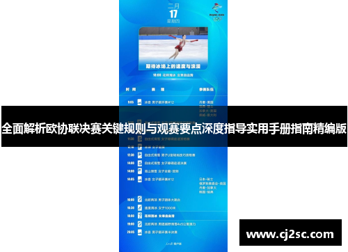 全面解析欧协联决赛关键规则与观赛要点深度指导实用手册指南精编版